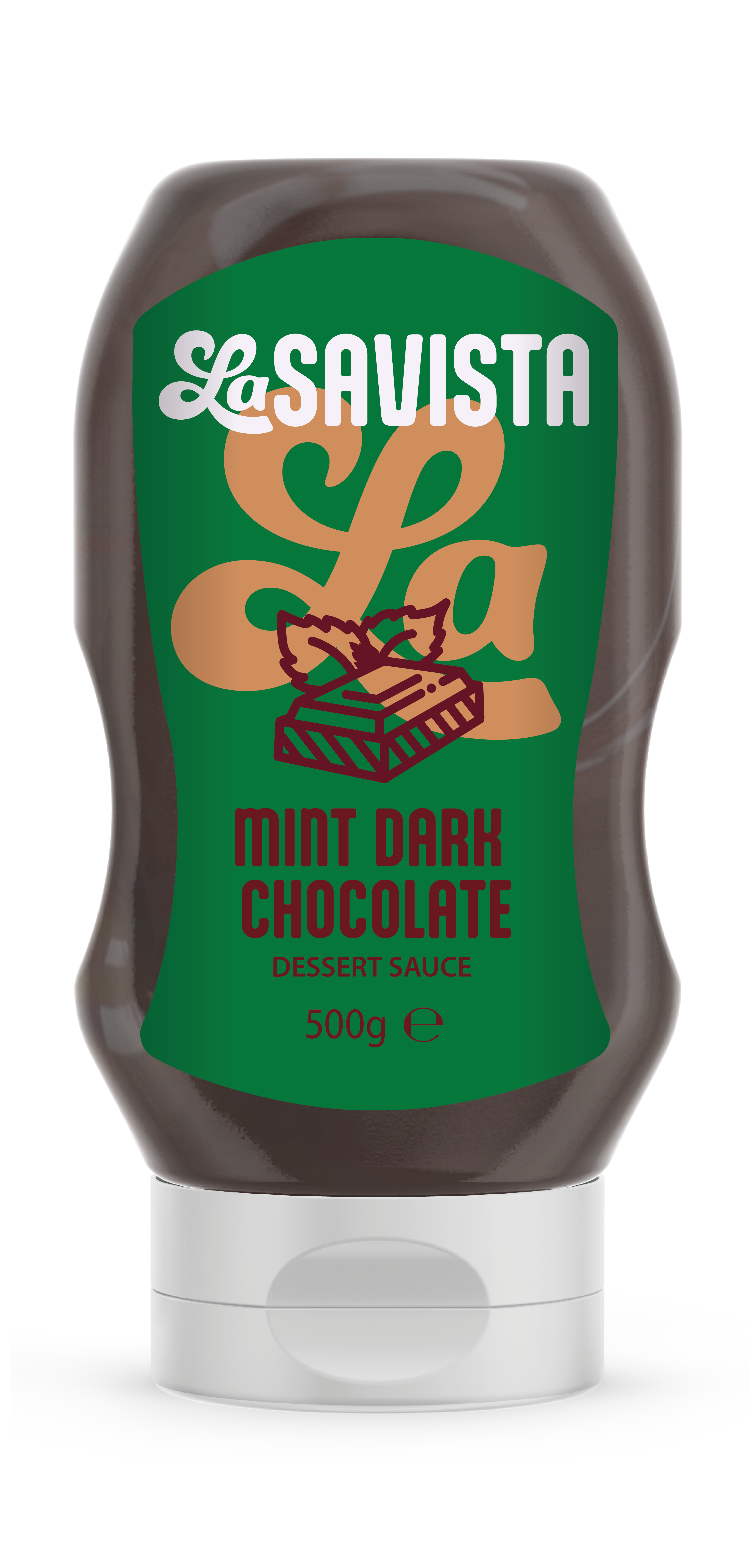 LaSavista Mint Dark Chocolate Dessert Sauce